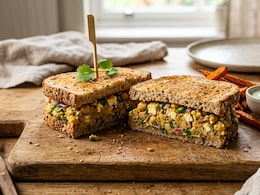 Fuel Your Day With This High-Protein Chickpea Paneer Sandwich
