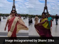 Indian Women's Ramp Walk At Eiffel Tower In Sarees Goes Viral: 