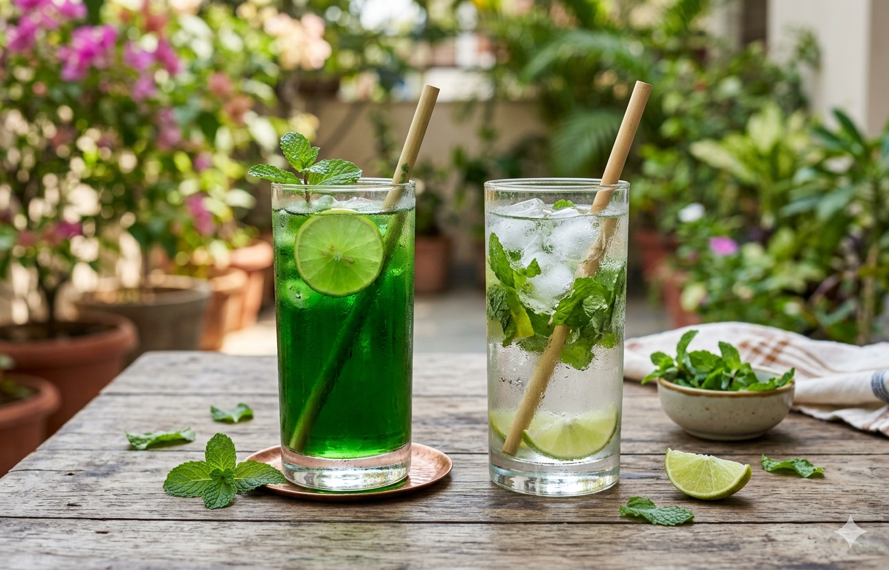 Pudina water and khus water can be consumed to address heat induced hydration