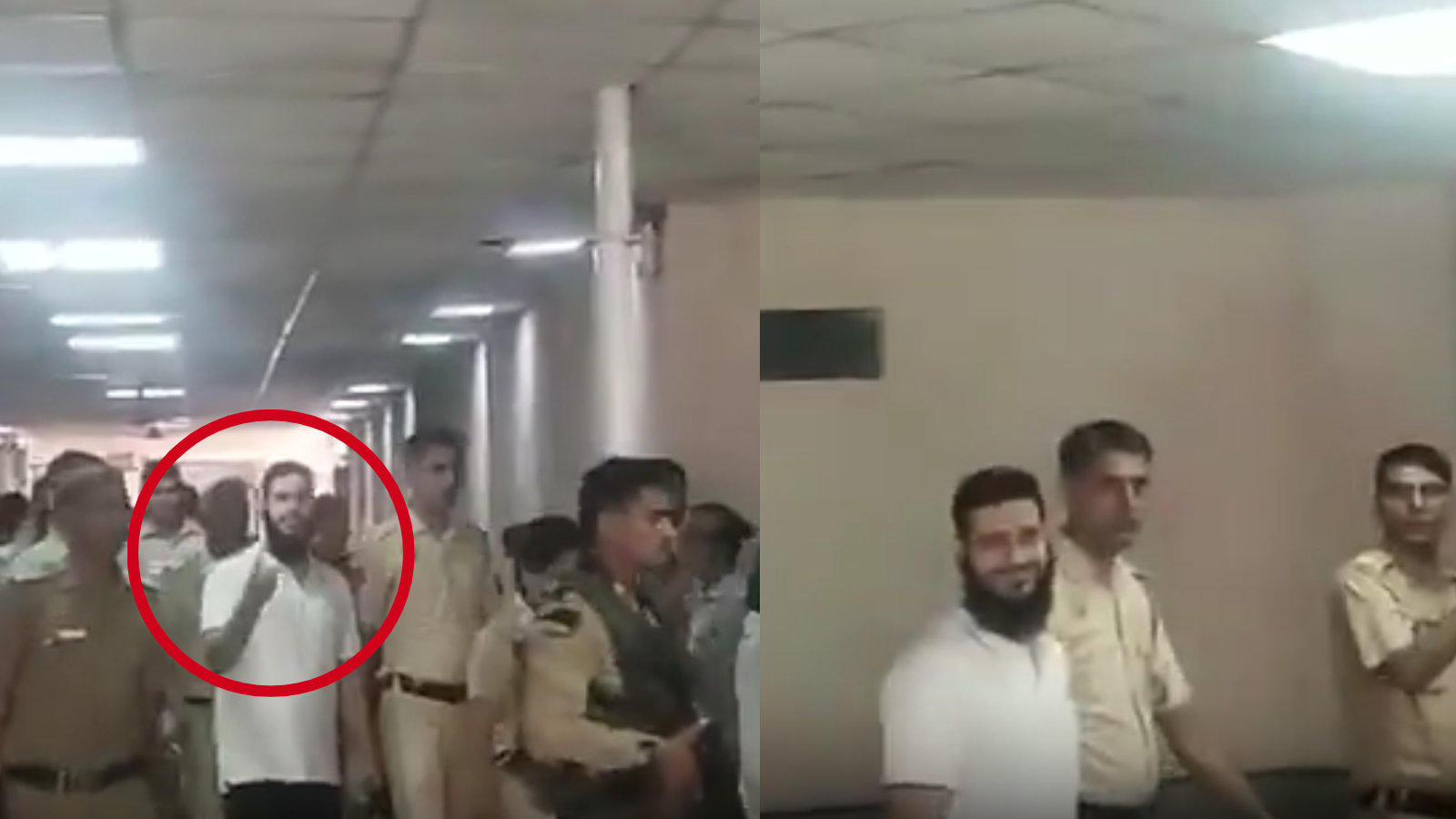 दिल्ली लालकिला धमाके के आरोपी कोर्ट जाते वक्त खिलखिलाते नजर आए, वीडियो