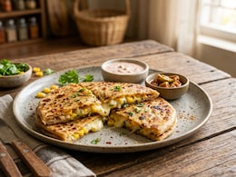 Homemade Cheese Corn Paratha That Everyone Will Love