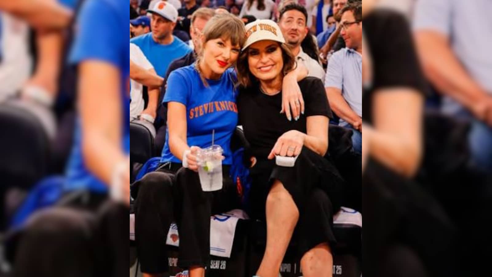 Taylor Swift, Mariska Hargitay, In Matching T-shirts, Reunite Courtside At NBA Finals Game 4