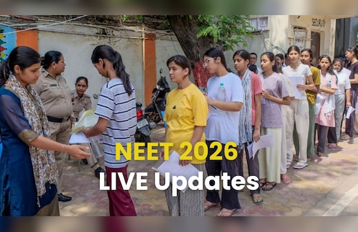 NEET Re-Exam Live Updates: दिल्लीNEET UG 2026 Re-Exam Live: दिल्ली के एग्जाम सेंटर्स में छात्रों की एंट्री शुरू, सख्ती से हो रही है चेकिंग के एग्जाम सेंटर्स में छात्रों की एंट्री शुरू, सख्ती से हो रही है चेकिंग
