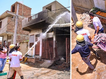 जयपुर की अवैध पटाखा फैक्ट्री में जिंदा जल गए 8 लोग, आग लगने से पहले हुआ जोरदार धमाका