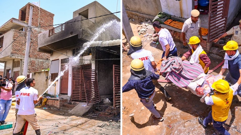जयपुर की अवैध पटाखा फैक्ट्री में जिंदा जल गए 8 लोग, आग लगने से पहले हुआ जोरदार धमाका