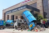 कचरे वाली गाड़ी के ड्राइवरों ने नगर परिषद के अधिकारी को पीटा, भिवाड़ी नगर परिषद में जमकर हंगामा
