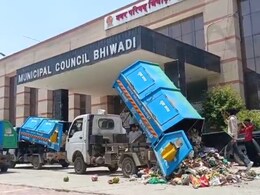 कचरे वाली गाड़ी के ड्राइवरों ने नगर परिषद के अधिकारी को पीटा, भिवाड़ी नगर परिषद में जमकर हंगामा