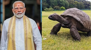 PM Modi Meets World's Oldest Living Land Animal During Seychelles Visit