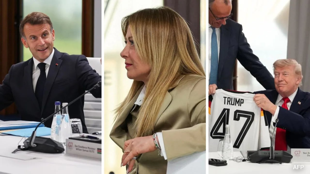 G7 Hot Mic Moments: Meloni Has Quit Smoking, Macron Forgets Watch
