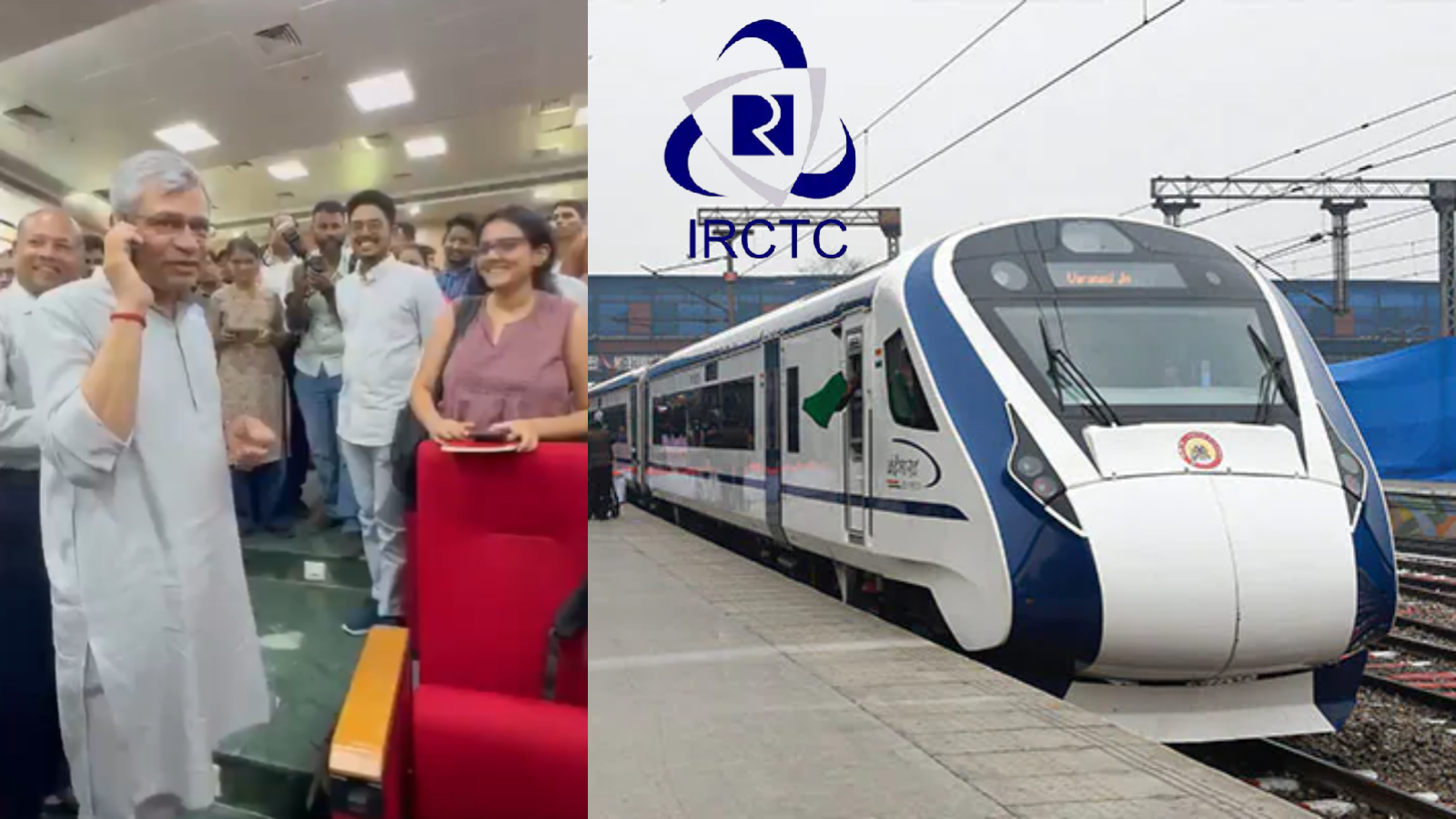 छात्रों की मांग, रेल मंत्री ने अधिकारी को मिला दिया फोन, बोले-15 जुलाई तक IRCTC की नई वेबसाइट बनाओ