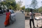 38 डिग्री गर्मी में बीमार बेटे का स्ट्रेचर धकेलते रहे माता-पिता, MY अस्पताल से सामने आई बड़ी लापरवाही