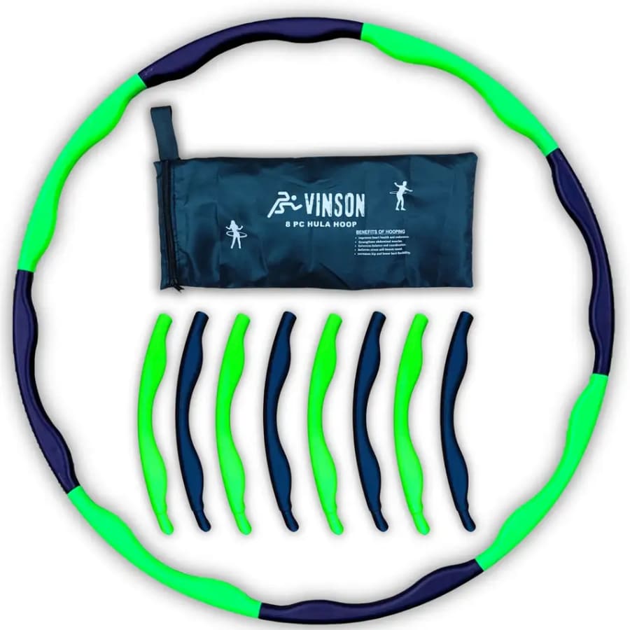 Click here to buy: Vinsonsports 36" Weighted Hula Hoop