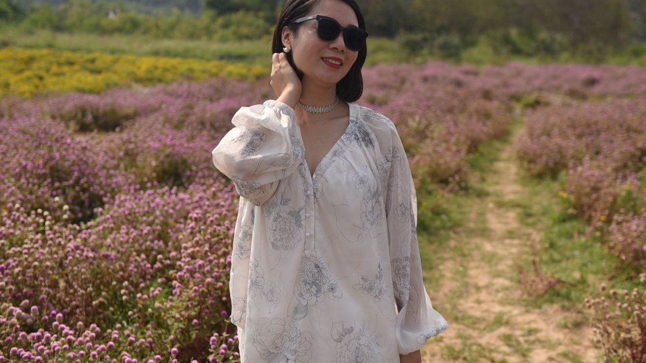 Always pair wide-leg trousers