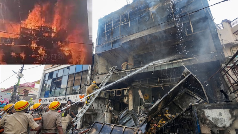 बायोमेट्रिक लॉक, एक ही एंट्री गेट... क्यों आग में 'मौत का कुआं' बनी लखनऊ की इमारत, 5 बड़ी वजहें&nbsp;