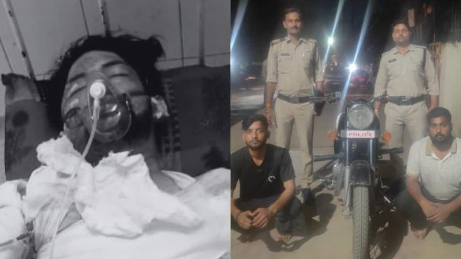 Man Set on Fire After Petrol Dispute in Gwalior, Two Arrested