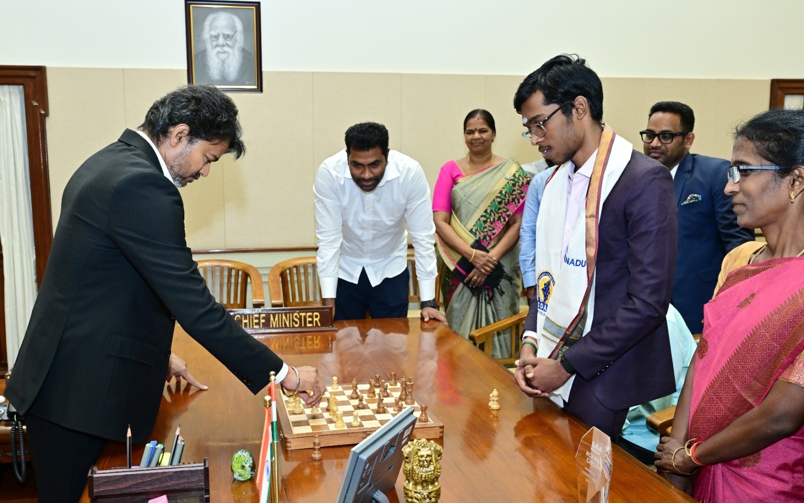 Praggnanandhaa Takes On Chief Minister Vijay In Game Of Chess. Guess Who Won