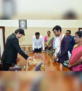 R Praggnanandhaa Takes On Chief Minister Vijay In A Game Of Chess. Guess Who Won