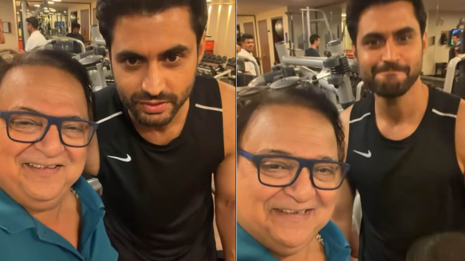 Rakesh Bedi Reunites with Dhurandhar Co-Star Udaybir Sandhu During Hyderabad Gym Session