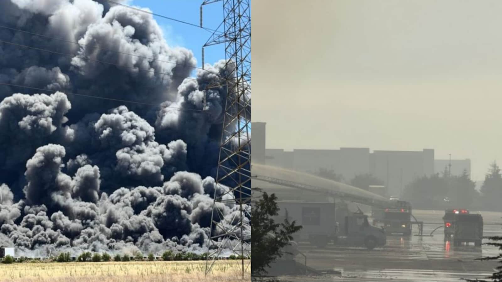 Air In California Turns Toxic As Huge Warehouse Fire Burns For 3rd Day