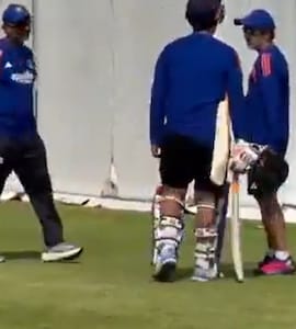 Gautam Gambhirs Intense Chat With Vaibhav Sooryavanshi During Nets Session Keeps Fans Guessing