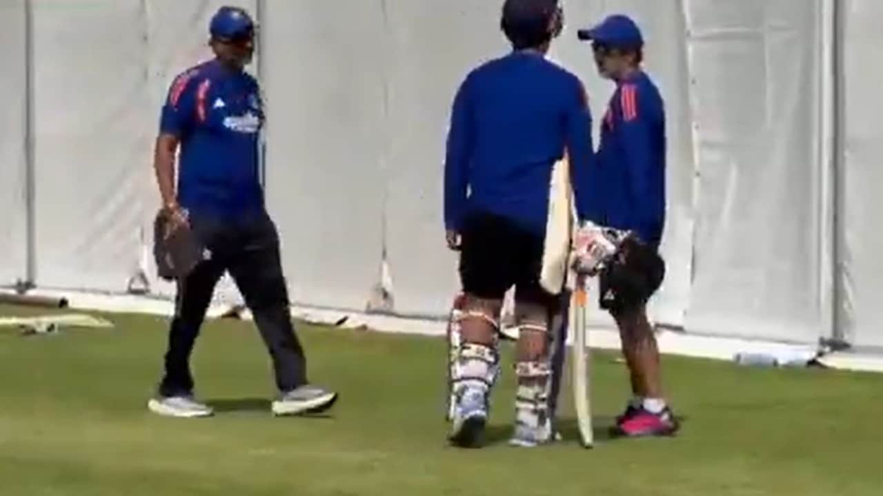 Gautam Gambhirs Intense Chat With Vaibhav Sooryavanshi During Nets Session Keeps Fans Guessing