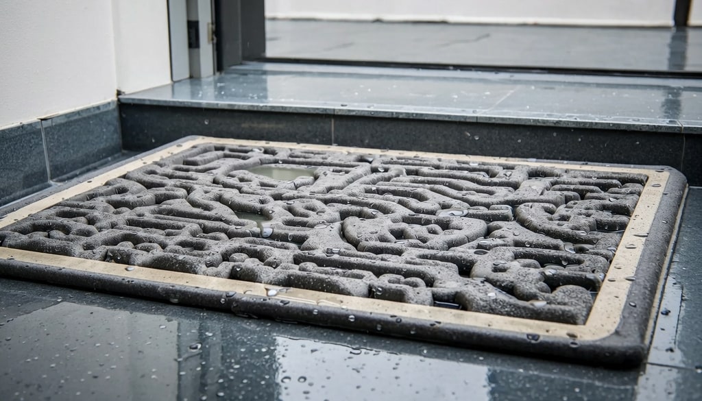 Protect floors from tracked-in dirt and wet shoes using a durable, easy-to-clean waterproof entrance mat. Protect floors from tracked-in dirt and wet shoes using a durable, easy-to-clean waterproof entrance mat.