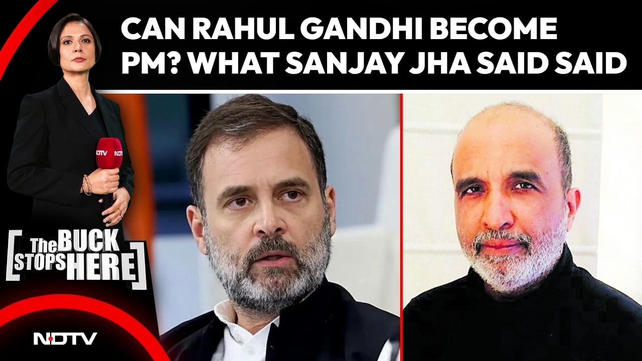 Can Rahul Gandhi Become PM? Sanjay Jha Says 2029 Could Bring a Surprise