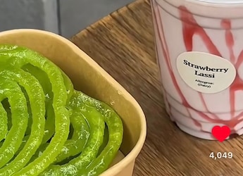 Matcha Jalebi With Strawberry Lassi? This Bizarre Dessert Combo Has The Internet In Shock