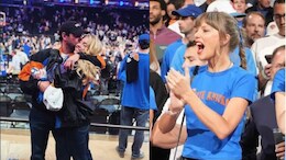 Watch: Scooter Braun, Sydney Sweeney Almost Run Into Nemesis Taylor Swift At Knicks Finals Game