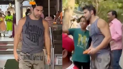 Varun Dhawan Faces Backlash For Wearing Shorts And Vest To Mumbai Temple
