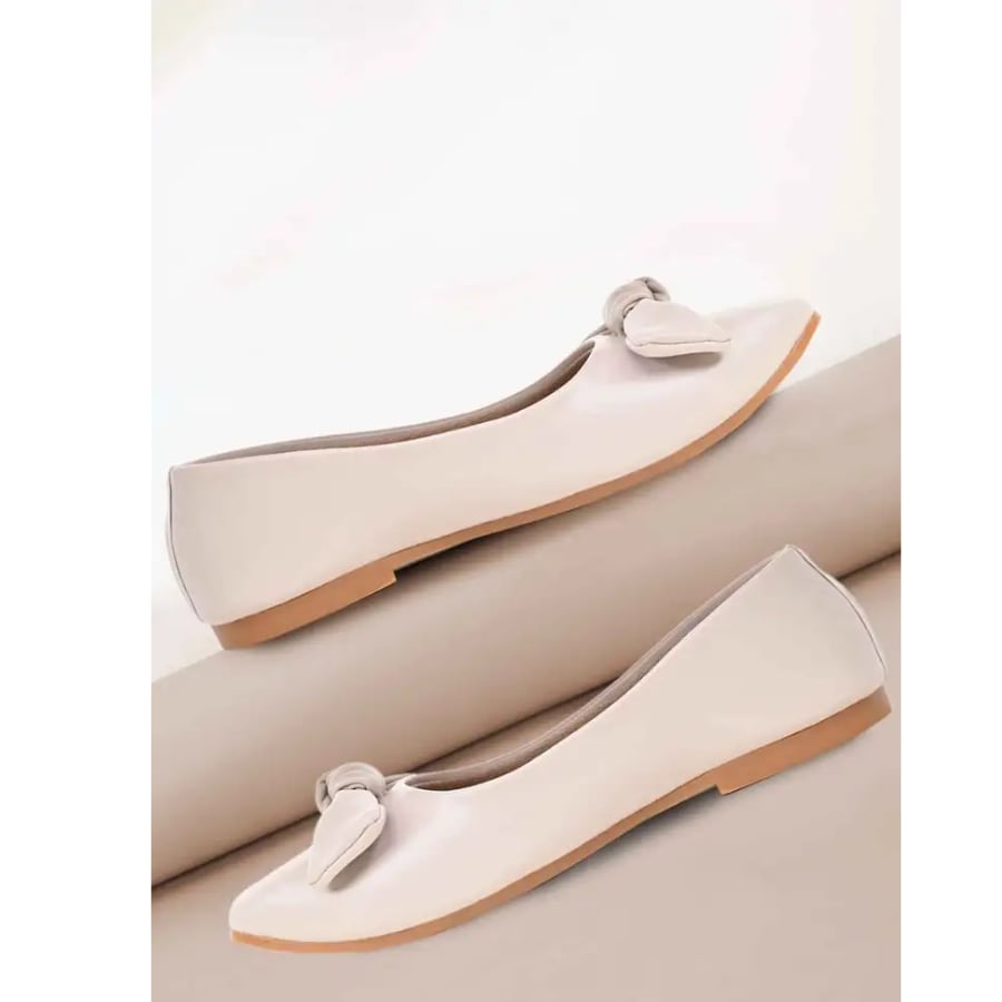 Click here to buy: PIYARI Women Bellies (Off White, 8)