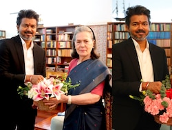 Tamil Nadu Chief Minister Vijay Meets Sonia, Rahul Gandhi In Delhi