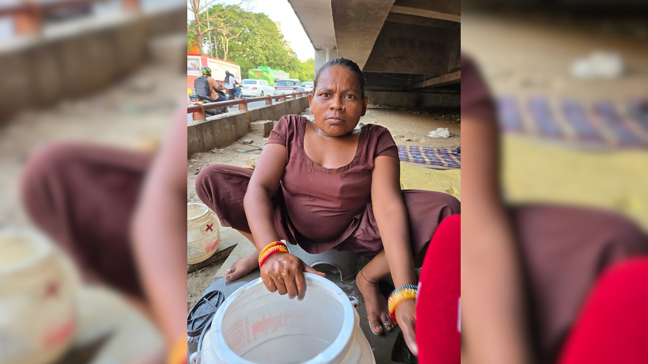 फ्लाईओवर के नीचे आबाद है सोनी का परिवार फ्लाईओवर के नीचे आबाद है सोनी का परिवार