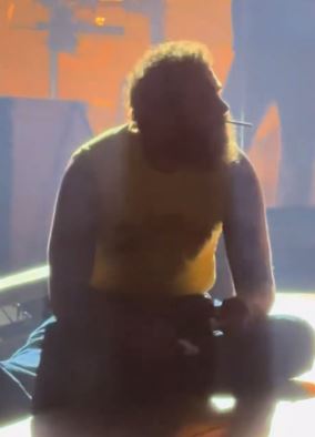 Post Malone Slumps To Ground, Lights A Cigarette And Stares Blankly Into Crowd At Recent Concert