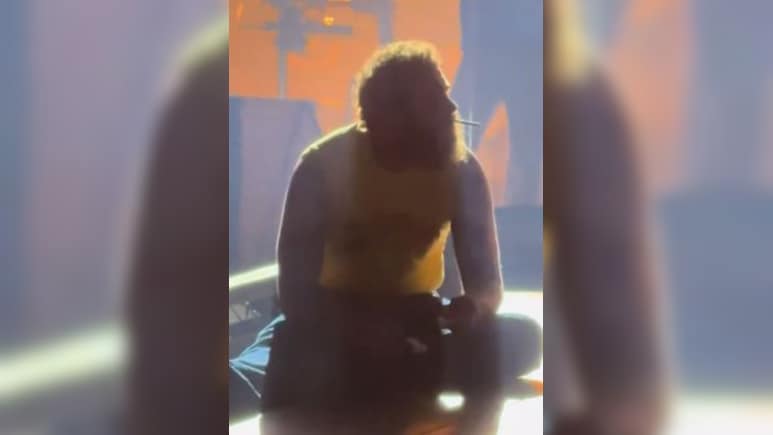 Post Malone Slumps To Ground, Lights A Cigarette And Stares Blankly Into Crowd At Recent Concert