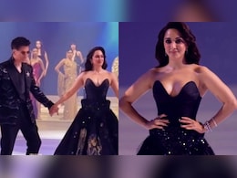 Kiara Advani, Karan Johar Walk Ramp For Rahul Mishra In Dramatic Black Gown And Sequinned Suit