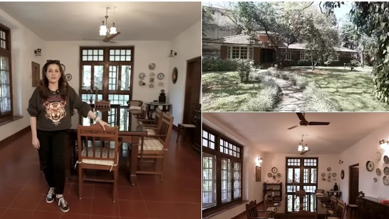 Neelam Kothari Bungalow: 150 साल पुराने विंटेज सामान, पहाड़ और झील के बीच बसा है नीलम कोठारी का आलीशान बंगला, देखें तस्वीरें