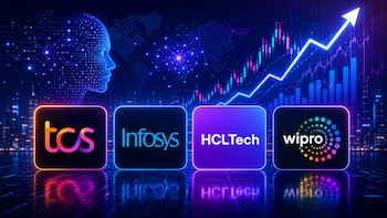 Nifty IT Index Jumps 4% Intraday As TCS, Infosys, HCL Tech Rally Amid Global AI Frenzy