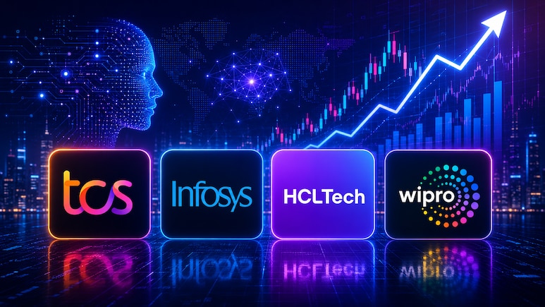 Nifty IT Index Jumps 4% Intraday As TCS, Infosys, HCL Tech Rally Amid Global AI Frenzy