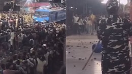 Video: Bihar Police Aspirants Block Train, Throw Stones, Cops Fire Tear Gas