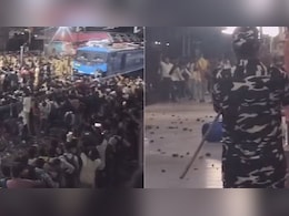 Video: Bihar Police Aspirants Block Train, Throw Stones, Cops Fire Tear Gas