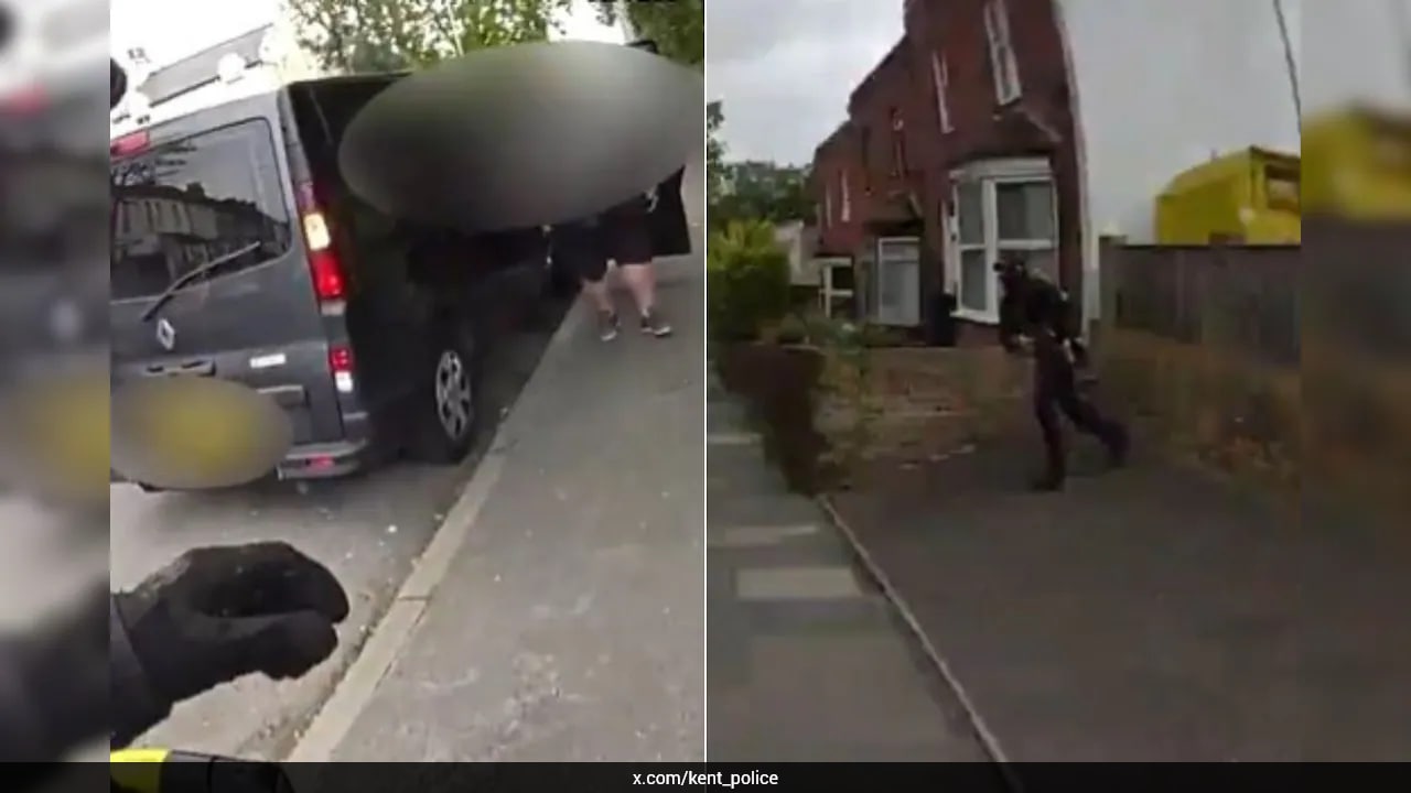 Watch: UK Van Driver Gives Armed Cops Impromptu Lift To Catch Suspect