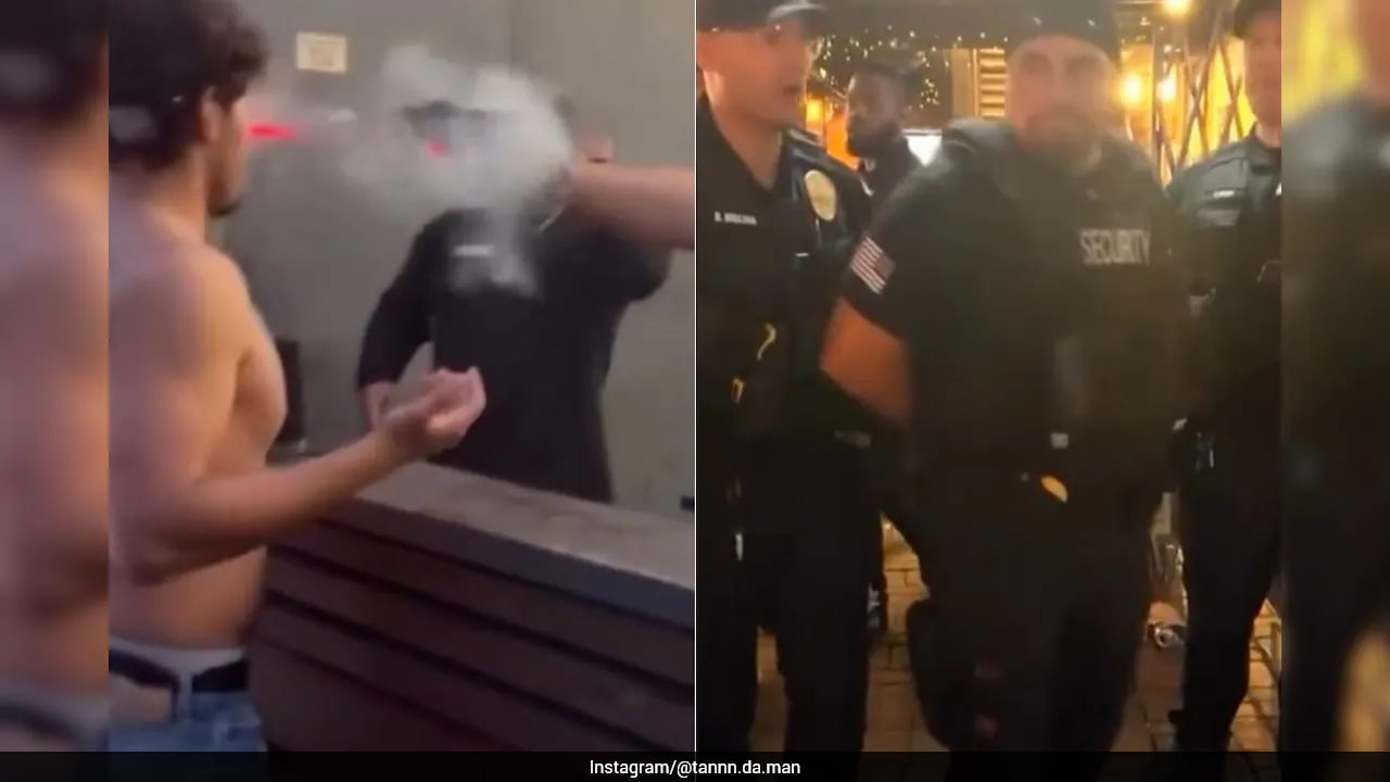 Video: Bouncer Fires Taser Into Man's Face At Point-Blank Range In US Bar