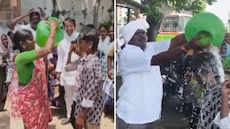 Telangana Villagers Perform Ritual To Invoke Rain Amid Dry Spell