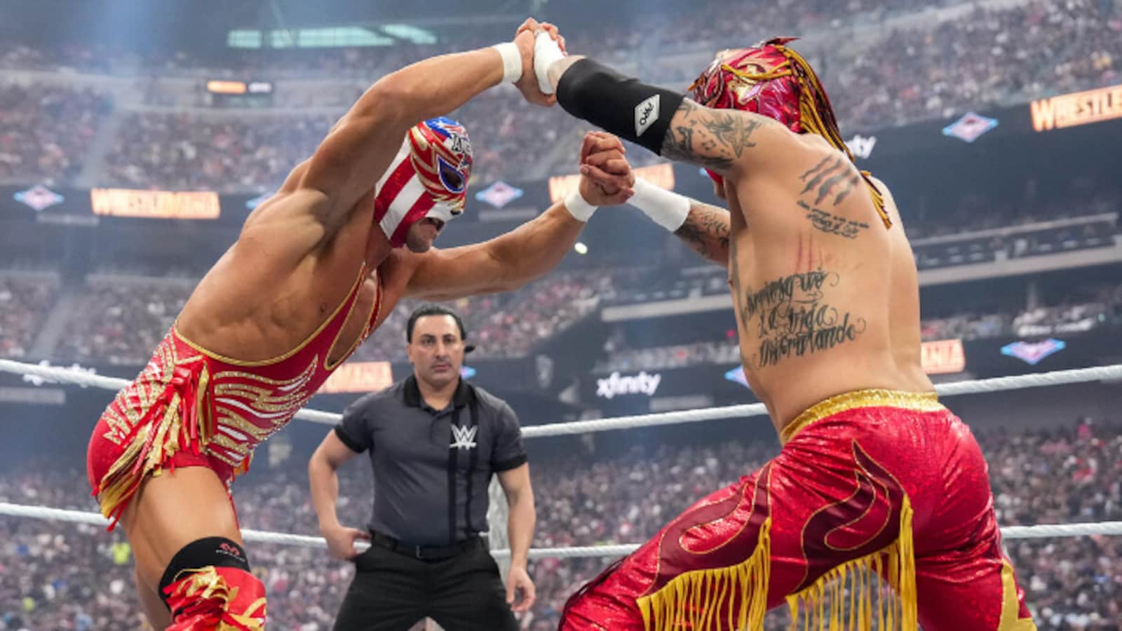 WWE Mask Vs Mask Match: El Grande Americano Breaks The Internet By Unmasking Chad Gable