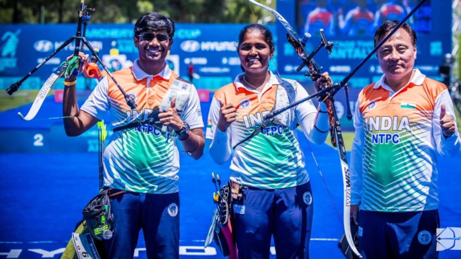 Fearless India Stun South Korea Again, Dhiraj Bommadevara-Kumkum Mohod Win Mixed Team Gold