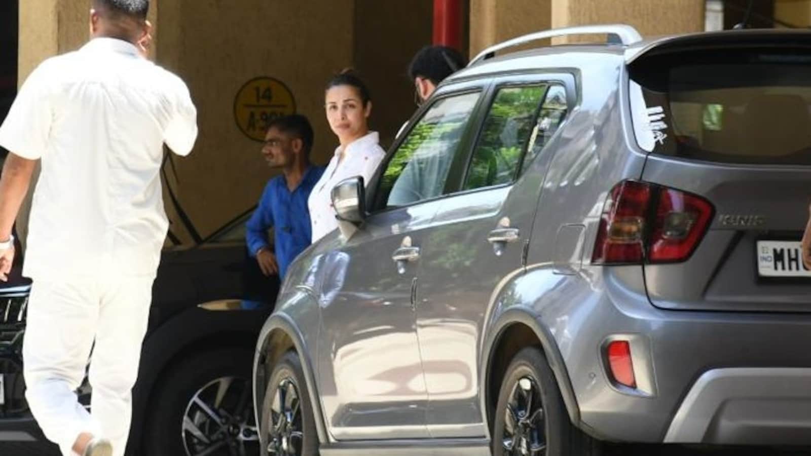 Malaika Arora Reaches Pahlaj Nihalani’s Residence To Pay Last Respects