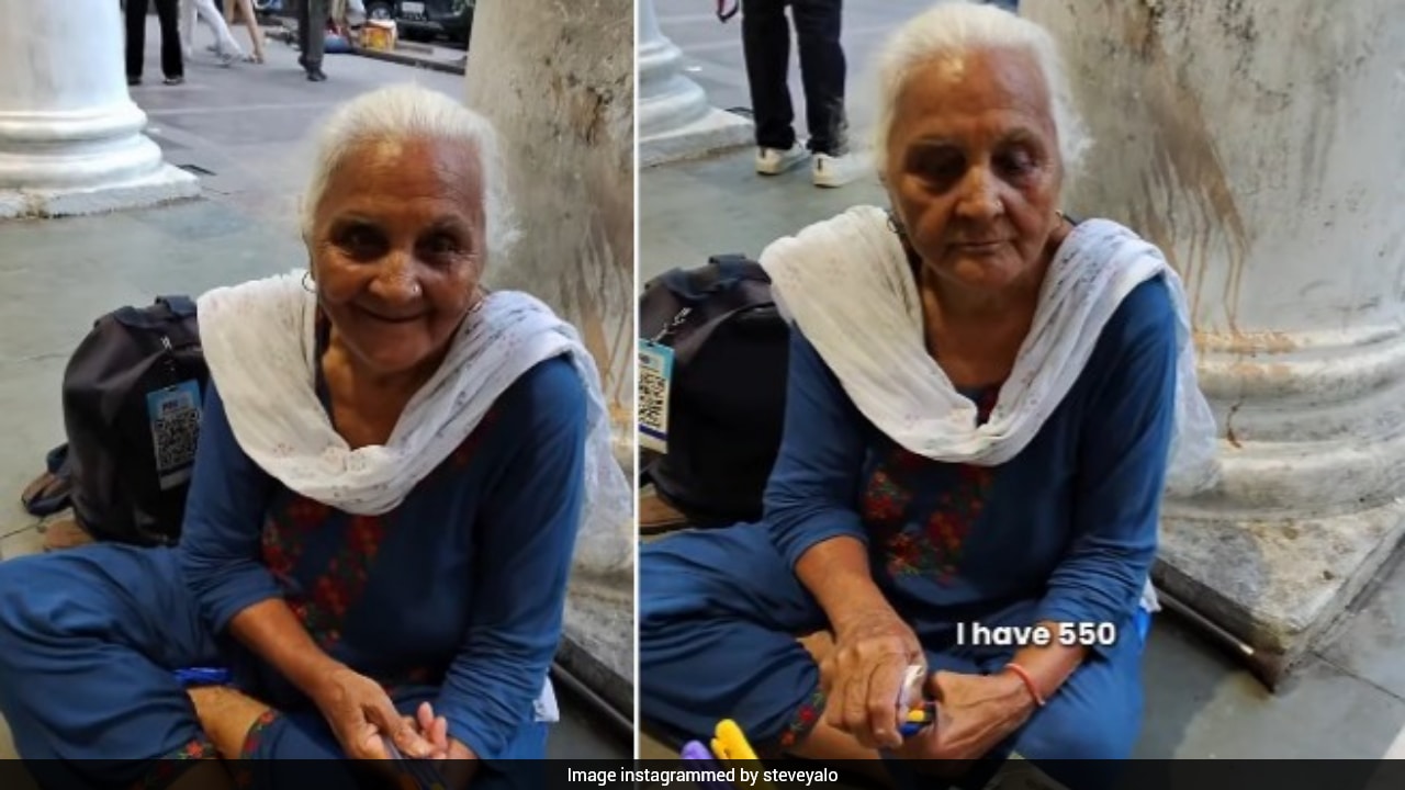 US Influencer’s Gesture Toward Elderly Pen Seller in Delhi Goes Viral