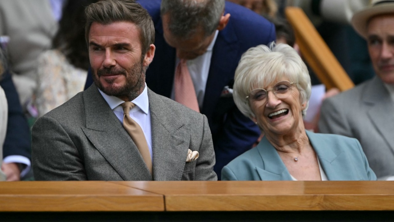 David Beckham Takes Mother To Wimbledon To Sit In Royal Box On Opening Day