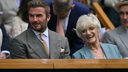 David Beckham Takes Mother To Wimbledon To Sit In Royal Box On Opening Day
